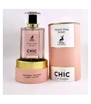 MAISON ALHAMBRA VELVET PINK SECRET CHIC EAU DE PARFUM 100ML