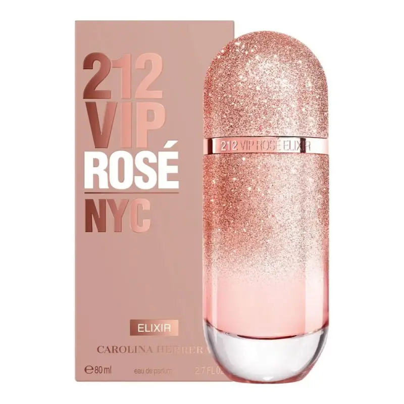 CAROLINA HERRERA 212 VIP ROSE ELIXIR EAU DE PARFUM 80ML VAPORIZADOR