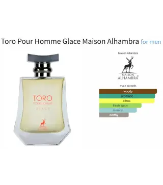 MAISON ALHAMBRA TODO POUR HOMME GLACE EAU DE PARFUM 100UN VAPORIZADOR
