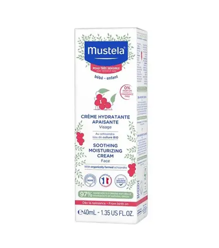 MUSTELA BEBE CREMA FACIAL HIDRATANTE PIEL SENSIBLE 40ML