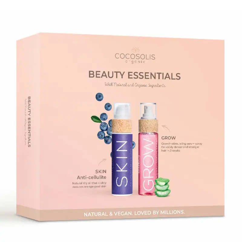 COCOSOLIS ORGANIC BEAUTY ESSENTIALS SERUM 110ML + SERUM ANTI-CELULITICO 1U