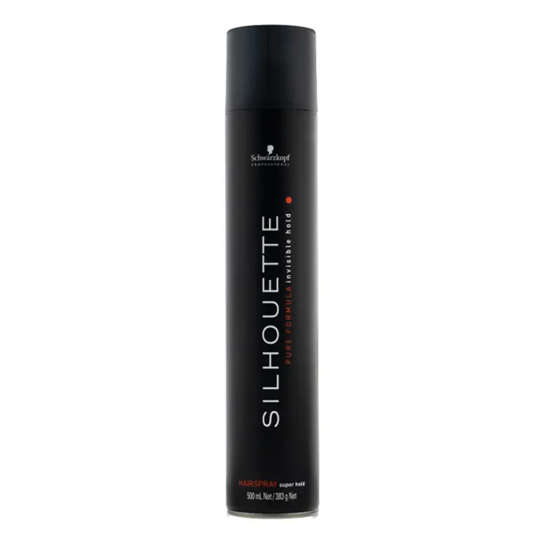 SCHWARZKPOF SILHOUETTE SPRAY CAPILAR FIJADOR FORMULA INVISIBLE 500ML VAPORIZADOR
