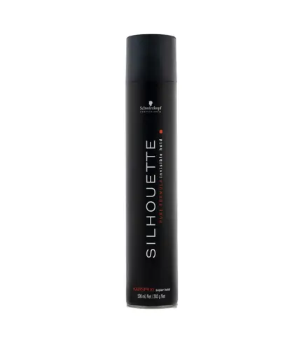 SCHWARZKPOF SILHOUETTE SPRAY CAPILAR FIJADOR FORMULA INVISIBLE 500ML VAPORIZADOR