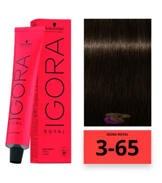 SCHWARZKPOF IGORA TINTE 3-65 CASTAÑO OSCURO 1UN