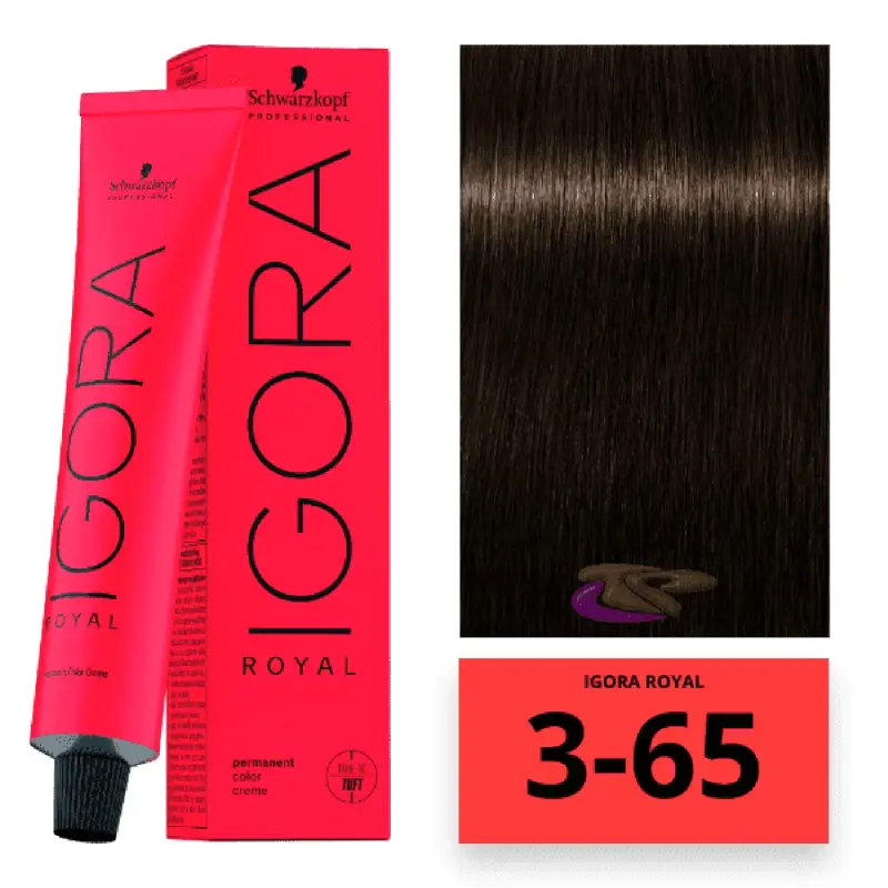 SCHWARZKPOF IGORA TINTE 3-65 CASTAÑO OSCURO 1UN SCHWARZKPOF IGORA TINTE 3-65 CASTAÑO OSCURO 1UN