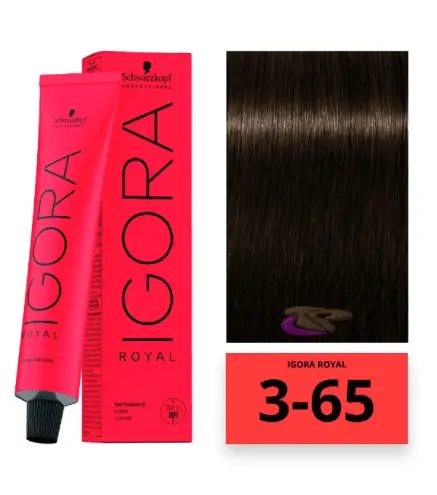 SCHWARZKPOF IGORA TINTE 3-65 CASTAÑO OSCURO 1UN