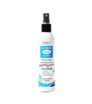 EBIN NEW YORK WONDER LACE ROSEMARY MINT ADHESIVE REMOVER WATER RESISTANT SPORTS EDITION 120ML VAPORIZADOR