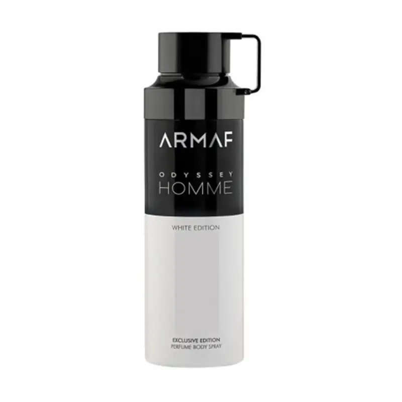 ARMAF ODDISEY HOMME SPRAY CORPORAL PERFUMADO WHITE EDITION 200ML VAPORIZADOR ARMAF ODDISEY HOMME SPRAY CORPORAL PERFUMADO WHITE EDITION 200ML VAPORIZADOR