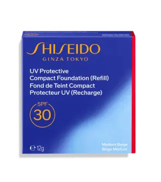 SHISEIDO UV PROTECTIVE BASE COMPACTA SPF30 MEDIUM BEIGE RELLENO 1UN