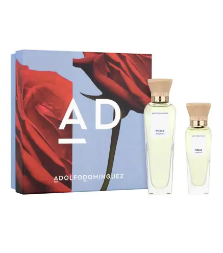 ADOLFO DOMINGUEZ AGUA FRESCA DE ROSAS EAU DE TOILETTE 120ML VAPORIZADOR + EAU DE TOILETTE 60ML VAPORIZADOR