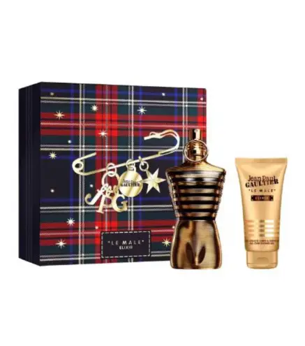 JEAN PAUL GAULTIER LE MALE ELIXIR EAU DE PARFUM 125ML VAPORIZADOR + GEL DE BAÑO 75ML