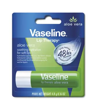 VASELINE ALOE VERA SOOTHING HYDRATION LIP VASEILINE FOR SOFT LIPST 1UN