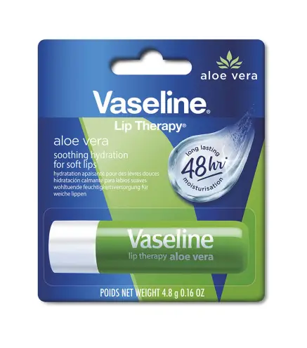 VASELINE ALOE VERA SOOTHING HYDRATION LIP VASEILINE FOR SOFT LIPST 1UN