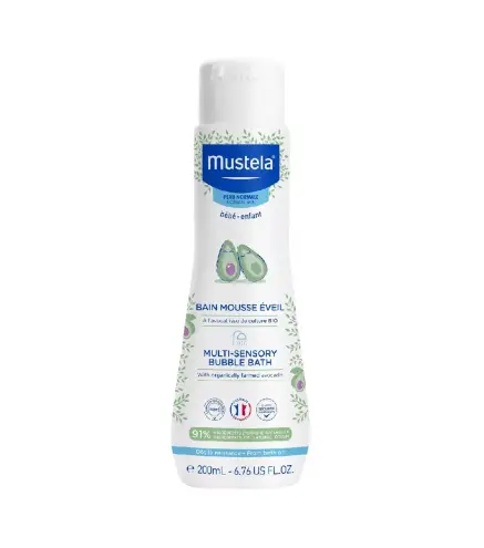 MUSTELA BEBE MULTI-SENSORY BUBBLE BATH PIEL NORMAL 200ML