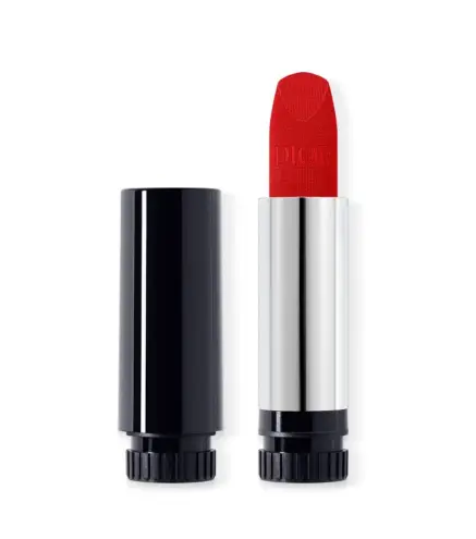 DIOR ROUGE DIOR BARRA DE LABIOS 999 SATIN VELVET RECARGA 30ML