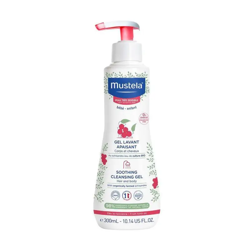 MUSTELA BEBE GEL LIMPIADOR PIEL MUY SENSIBLE 300ML