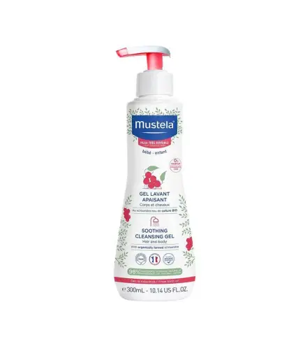 MUSTELA BEBE GEL LIMPIADOR PIEL MUY SENSIBLE 300ML