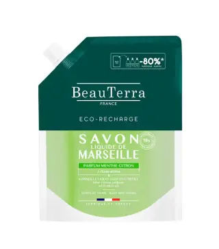 BEAUTERRA ECO-RECHARGE JABON LIQUIDO MARSELLA PERFUME LIMON 900ML