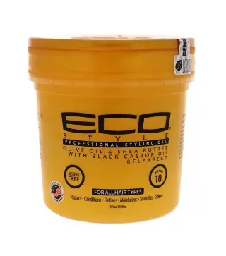 ECO STYLE OLIVE OIL OIL CREAM BLACK CASTOR TODO TIPO DE CABELLO 473ML
