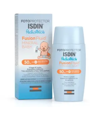 ISDIN PEDIATRICS FUSION CREMA PROTECTORA SPF50 BEBE PROTECCION ALTA 50ML
