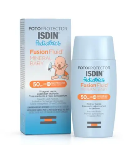 ISDIN PEDIATRICS FUSION CREMA PROTECTORA SPF50 BEBE PROTECCION ALTA 50ML