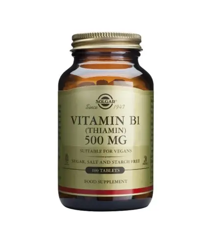 SOLGAR VITAMIN B1 THIAMIN SUPLEMENTO ALIMENTICIO 500ML