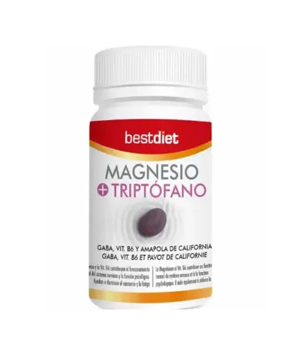 BESTDIET MAGNESIO TRIPTOFANO CAPSULAS PACK 30UN