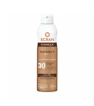 ECRAN SUNNIQUE BRONCEA+ SPRAY SOLAR SPF30 RESISTENTE AL AGUA 250ML VAPORIZADOR
