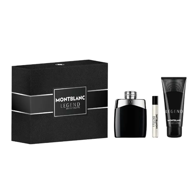 MONTBLANC LEGEND EAU DE TOILETTE 100ML VAPORIZADOR + LOCION CORPORAL 75ML + MINIATURA 1U.