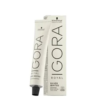 SCHWARZKPOF IGORA ROYAL SILVER SHITES PERMANENT WHITE COLOR CREME 60ML