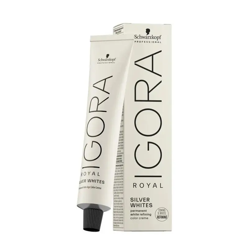 SCHWARZKPOF IGORA ROYAL SILVER SHITES PERMANENT WHITE COLOR CREME 60ML