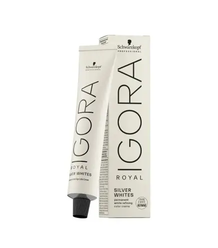 SCHWARZKPOF IGORA ROYAL SILVER SHITES PERMANENT WHITE COLOR CREME 60ML