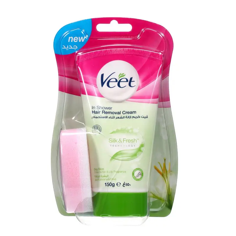 VEET HAIR REMOVAL CREMA 150ML + ESPONJA 1U.