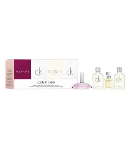 CALVIN KLEIN SET DE VIAJE CK ONE 2X 10ML + ETERNITY FOR WOMAN EAU DE PARFUM 5 + EUPHORIA 5ML