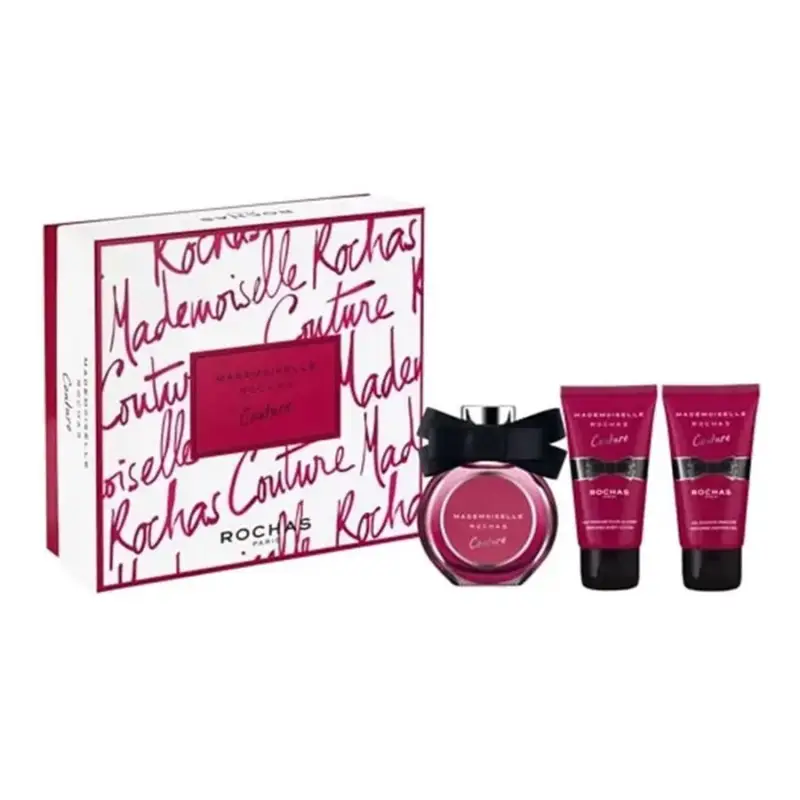 ROCHAS MEDMOISELLE COUTURE BODY 3UN + LOCION CORPORAL 75ML + EAU DE PARFUM 1U.