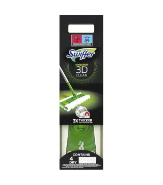SWIFFER SWEEPER 3D CLEAN ESCOBA PACK CON COMPLEMENTOS 1UN