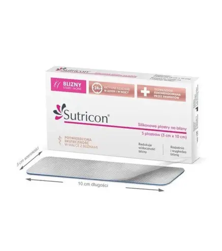 SUTRICON CICATRICES PACK PARCHES 3X10CM 1UN