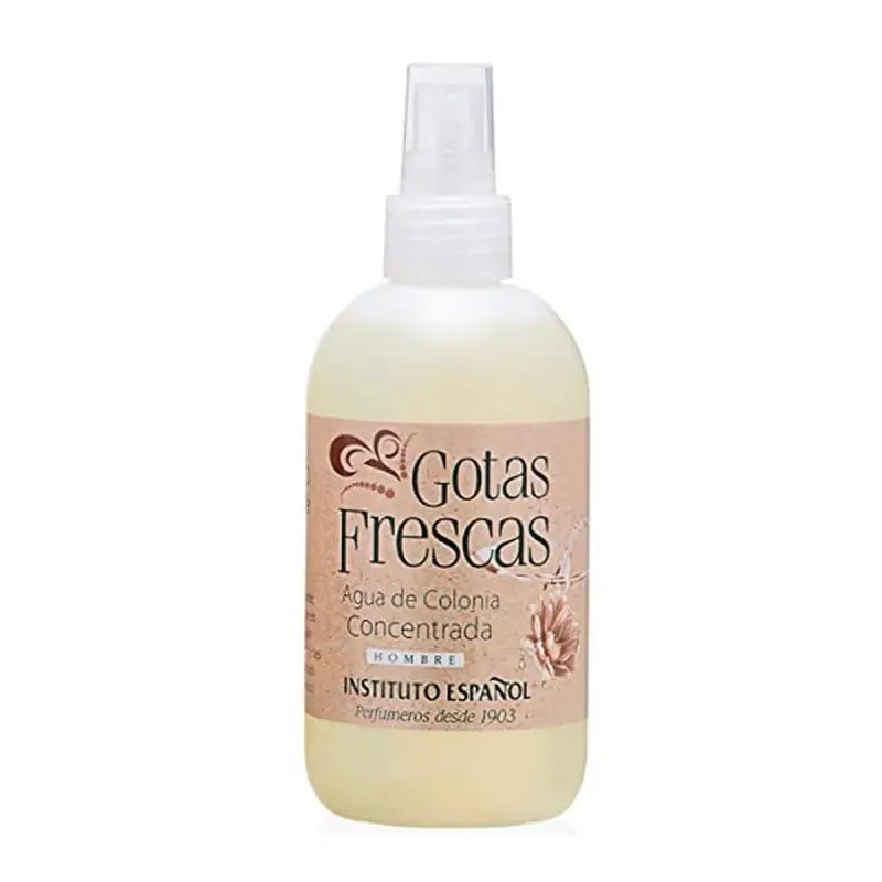 INSTITUTO ESPAÑOL GOTAS FRESCAS EAU DE COLOGNE CONCENTRADA PARA HOMBRE 250ML VAPORIZADOR