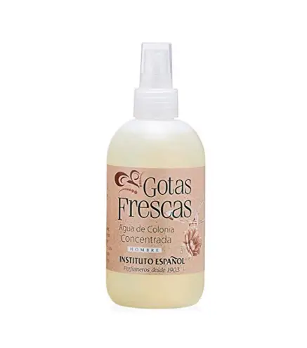 INSTITUTO ESPAÑOL GOTAS FRESCAS EAU DE COLOGNE CONCENTRADA PARA HOMBRE 250ML VAPORIZADOR