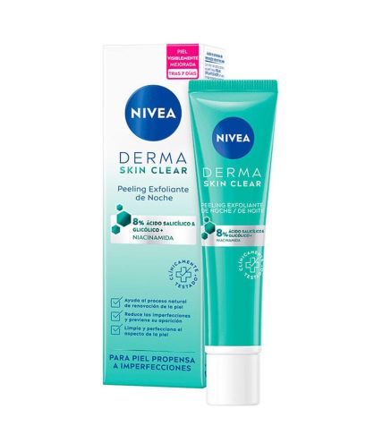 NIVEA DERMASKIN EXFOLIANTE FACIAL CREMA DE NOCHE 40ML
