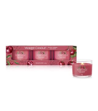 YANKEE BLACK CHERRY MINI VELA PACK 37GR