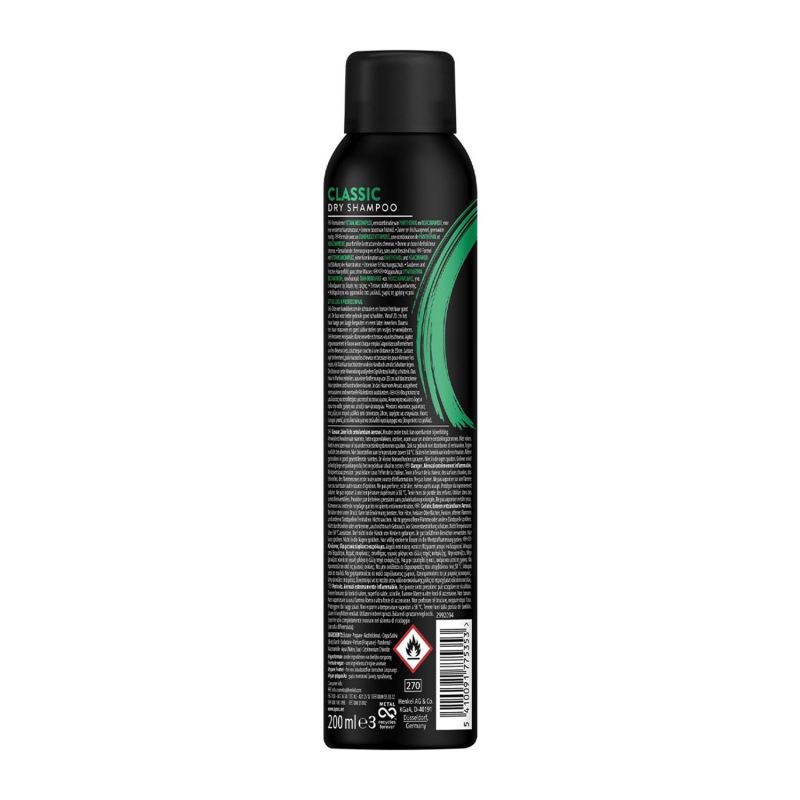 SCHWARZKOPF CLASSIC CHAMPU SECO 200ML