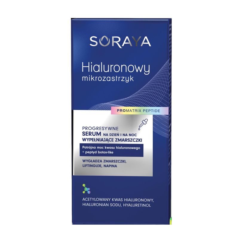 SORAYA HIALURONOWY PROGESYWNE SERUM ANTI-ARRUGAS 30ML