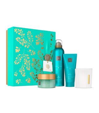 RITUALS RITUAL OF KARMA EXFOLIANTE CORPORAL 1UN + ESPUMA DE BAÑO 1U + LOCION CORPORAL 1U + VELA 1U