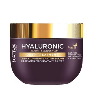 KATIVA HYALURONIC Q10 DEEP TREATMENT ANTI-BREAKAGE MASK 300ML