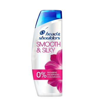 H&S SMOOTH SILKY CHAMPU ANTI-CASPA SIN PARABENOS 400ML