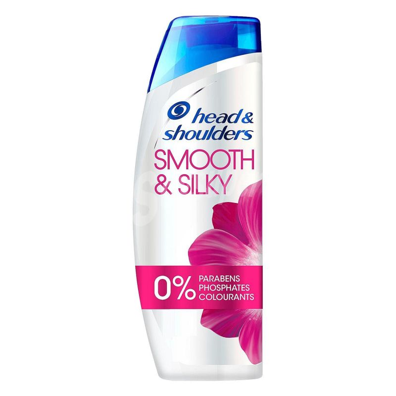 H&S SMOOTH SILKY CHAMPU ANTI-CASPA SIN PARABENOS 400ML