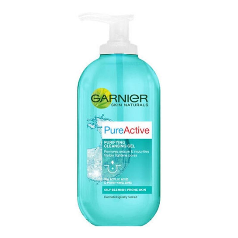 GARNIER PURE ACTIVE GEL LIMPIADOR PURIFICANTE 200ML