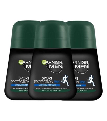 GARNIER MEN SPORT DESODORANTE ROLL-ON ANTI-TRANSPIRANTE 50ML