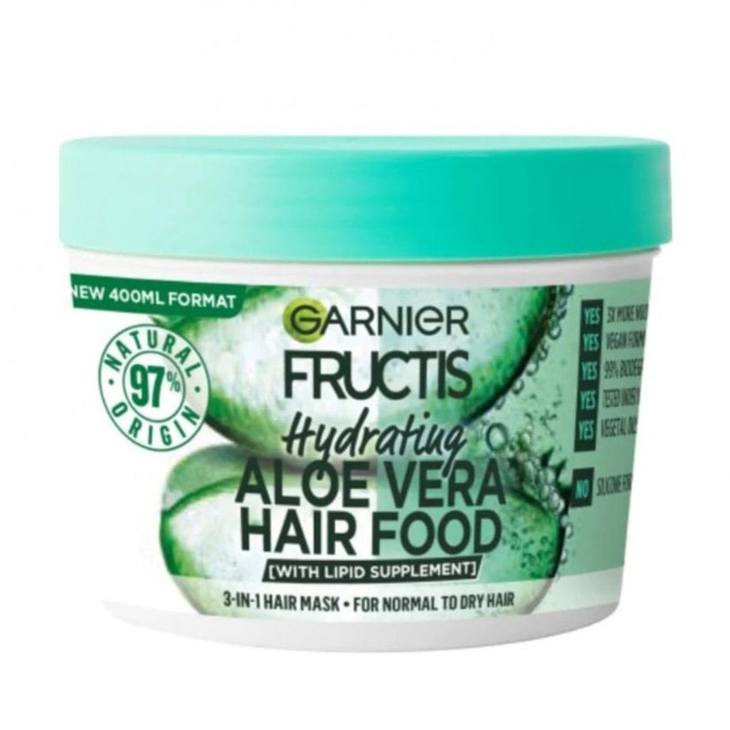 GARNIER HYDRATING ALOE VERA MASCARILLA CAPILAR 400ML